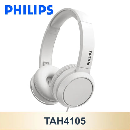 Philips TAH4105 Wired Headphones HiFi Stereo HD Call Headset With MIC Suitable For Online Learning And Outdoor Sports Earphones