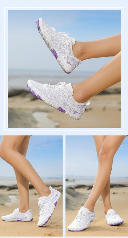 New Barefoot Wading Shoes Men and Women Mesh Quick-Drying Beach Shoes Outdoor Non-Slip Swimming Shoes Unisex Water Sports Shoes