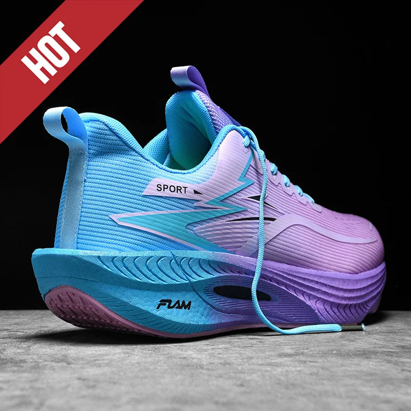 Scarpe sportive da running da uomo per maratona, con cuscino d’aria, traspiranti, leggere e confortevoli, sneakers atletiche outdoor da donna per jogging e tenis