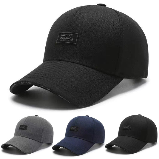 Unisex ARCHIVE DISTANCE Embroidery Baseball Caps Spring Autumn Outdoor Adjustable Casual Hats Sunscreen Hat Sports Cap