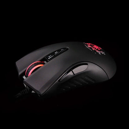 A4TECH Bloody A91 Gaming Mouse, 4000 DPI, Drag Click, 1000HZ, 6666FPS, 8 Buttons, Metal X' Glide Armor Boot, Over 20 million clicks