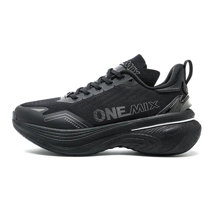 ONEMIX Bumper Max Jogging Running Shoes, Unisex Lightweight Sneakers, Road Wear-Resistant, Fashion Sports Fitness Shoes