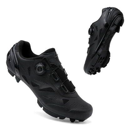 2026 New Men's Non - Slip Breathable Lock - Type Mountain Bike Cycling Shoes Durable Adjustable Outdoor Sports Footwear