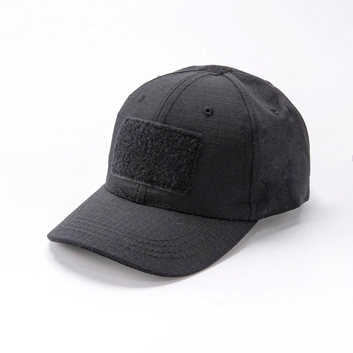Spring Camo Baseball Cap - Tactical Military Snapback with Hook & Loop Patch Unisex Breathable Sun Hat Outdoor UV Protection