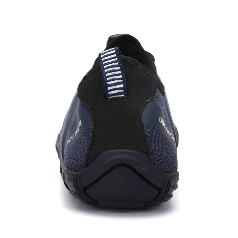 Men's Minimalist Running Cross Training Shoes Barefoot Shoes Big Toe Box Five Finger Shoes Saguaro Barefoot Pit Viper Paracord