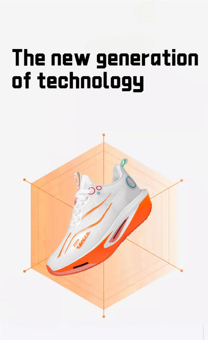 Men's Running Shoes Carbon Plate Professional Running Shoes Breathable Non-slip Cushioning Women's Casual Running Sports Shoes