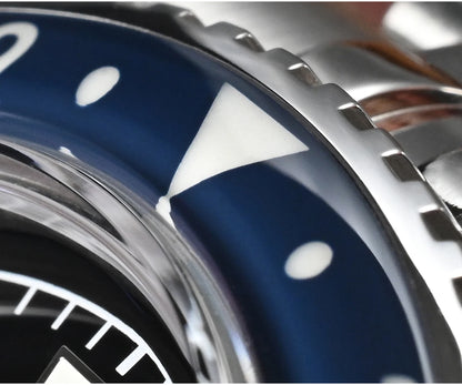 San Martin NH34 40mm GMT Luxury Sports Style Full Luminous Bidirectional Sapphire Bezel Automatic Mechanical Watch 20 Bar SN0005