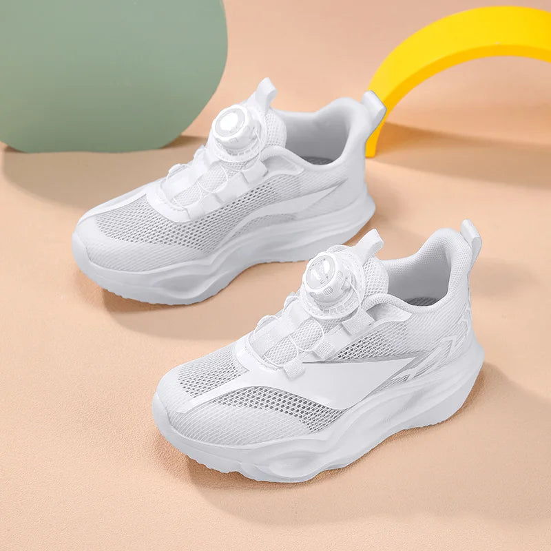 Kinder-Sneaker, modisch, mit dicker, weicher Sohle, Dämpfung, elastisch, lässig und bequem – neue leichte Mesh-Tennisschuhe und Jogging-Schuhe