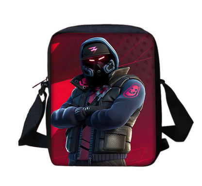 Kinderrucksäcke mit angesagtem Game-Design, Umhängetasche und Federmäppchen F-FortniteS, Schulrucksäcke mit großem Fassungsvermögen für Jungen und Mädchen, ideales Geschenk
