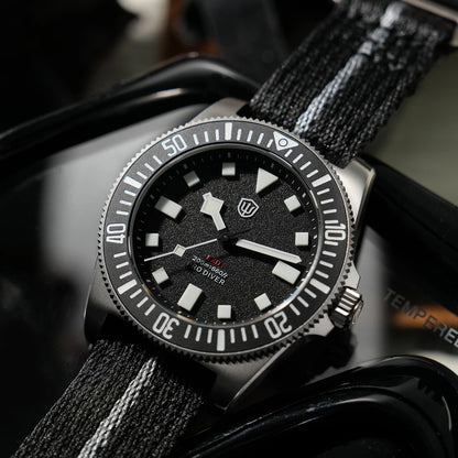 Watchdives EXD 40Mm Titanium Dive Watch Man VH31 Sweep Quartz Watches 200 Waterproof Ar Sapphire BGW9 Luminous 316L Wristwatch
