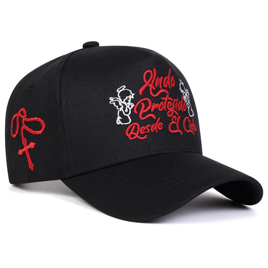 Unisex HNDO PROTEJIDO Letter Embroidery Baseball Caps Spring Autumn Outdoor Adjustable Casual Hats Sunscreen Hat Sports Cap