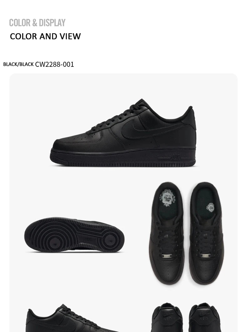 Zapatillas Nike originales para hombre y mujer, nuevas AIR FORCE 1, zapatillas de skate clásicas de moda, AF1 casuales DD8959-100