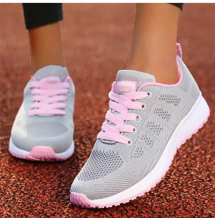 New Arrival Women Flats Footwear Lace-Up Flats Casual Sneakers Women's Soft Zapatos Mujer Plus Size