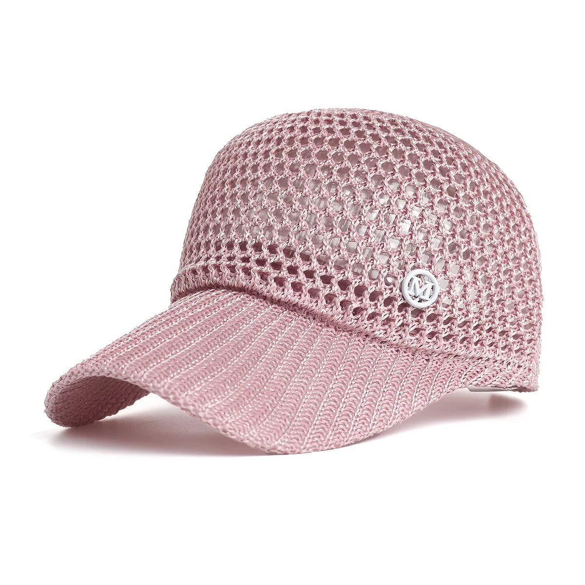 Unisex Hollow-out Design Mesh Baseball Cap Breathable Summer Sun Hat Baseball Cap