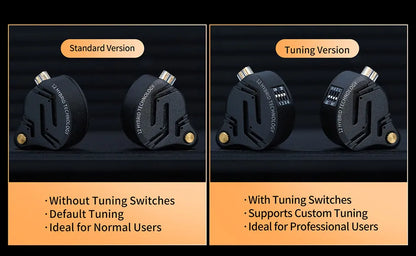 KZ ZS12 PRO X hybridní dynamická technologie a technologie Balanced Armature, IEM sluchátka do uší, vylepšený HiFi basový in-ear headset s ladicím kabelem