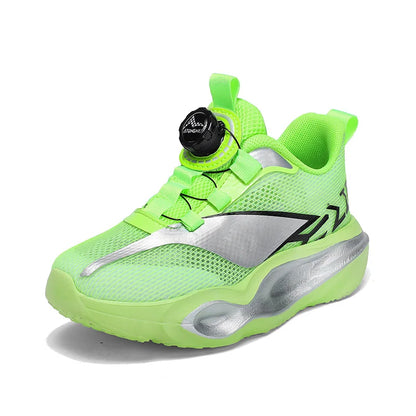 Kinder-Sneaker, modisch, mit dicker, weicher Sohle, Dämpfung, elastisch, lässig und bequem – neue leichte Mesh-Tennisschuhe und Jogging-Schuhe