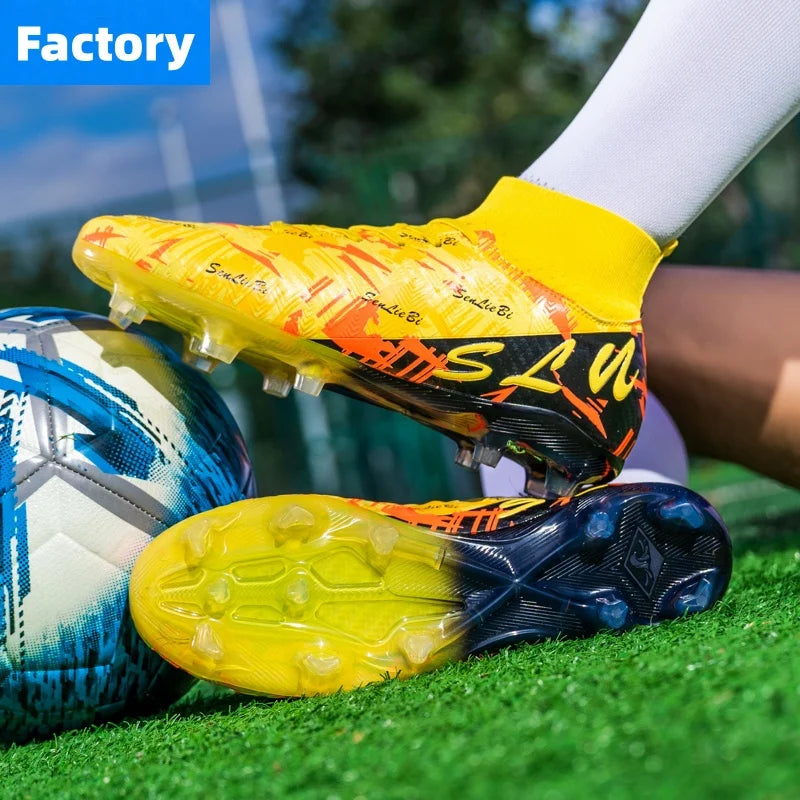 Professional Football Boots Men Soccer Shoes Society Football Cleats FG Ultralight Training Soccer Sneakers Outdoor Sports Shoes
