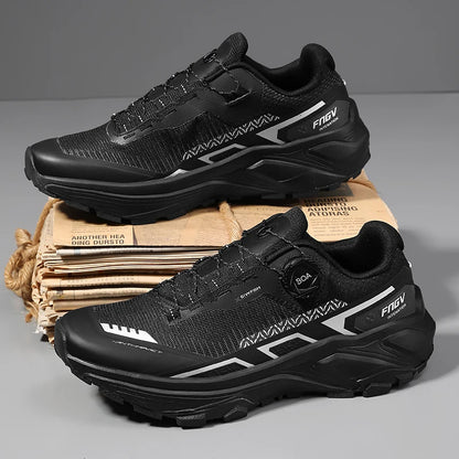 Frühlings- & Sommer-Laufschuhe für Herren – Outdoor-Wanderschuhe, abriebfeste Trailschuhe mit BOA-Verschluss, atmungsaktiver Sport- & Freizeitstil