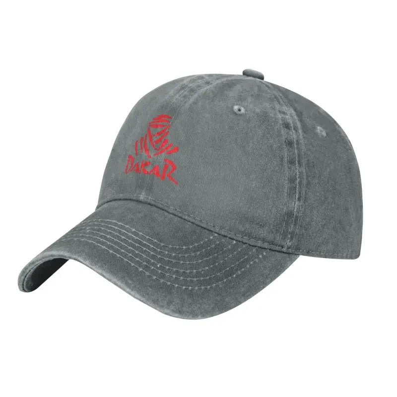 Cappellini da baseball vintage da rally fuoristrada D-Dakares, stile unisex, effetto consumato, lavati, cappellini da sole da viaggio, morbidi e non strutturati