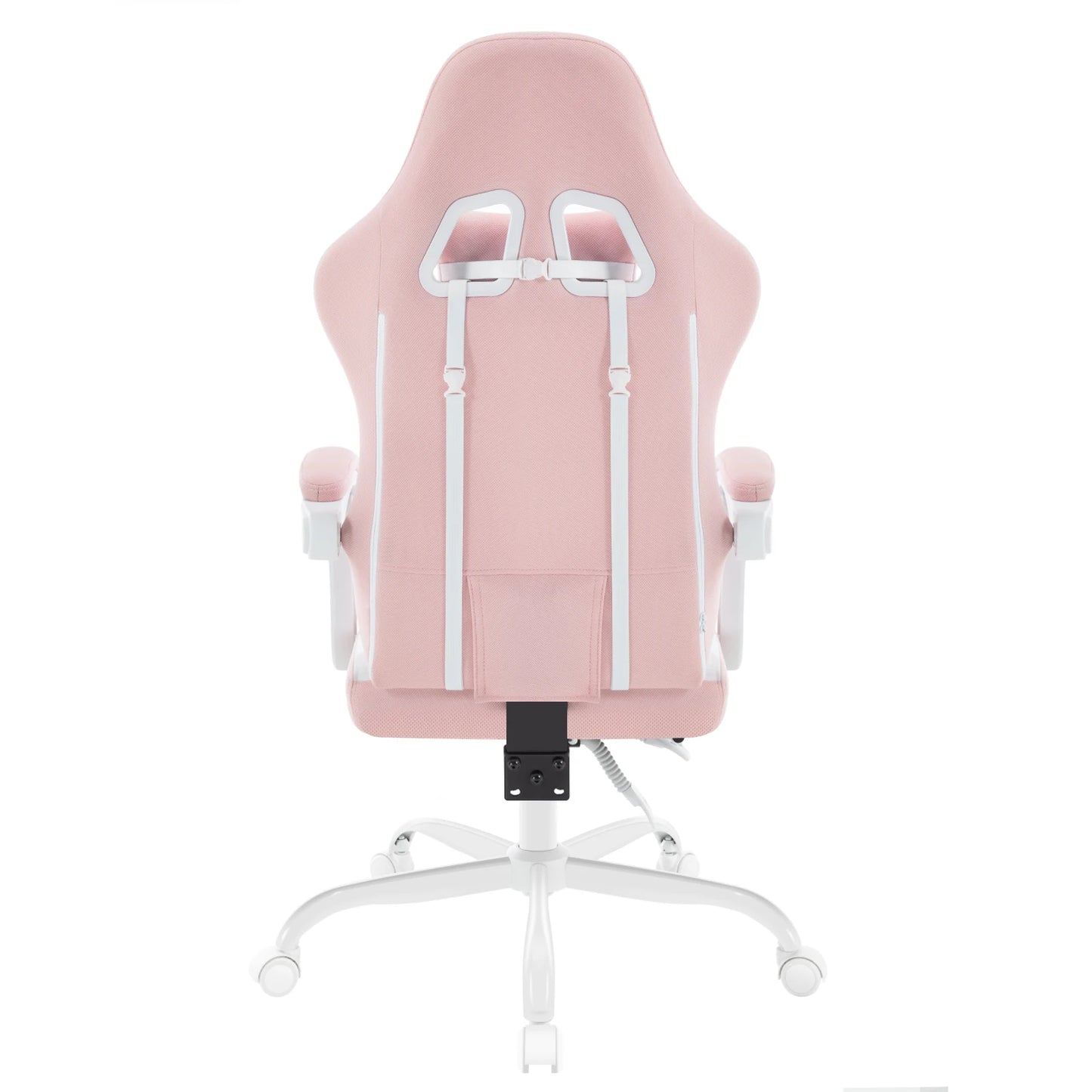 WOLTU Massage Gaming Chair Ergonomic Swivel Computer Chair with Pillow & Footrest Adjustable Headrest Lumbar Support Gamer Chair