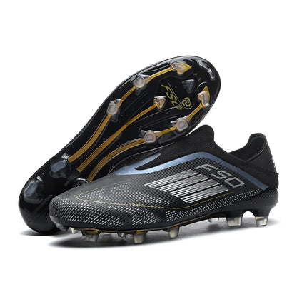 Men Soccer Shoes Training Football Boots Indoor Sneakers TF Long Spikes Match Futsal Ultralight Breathable Cleats Drop Shipping
