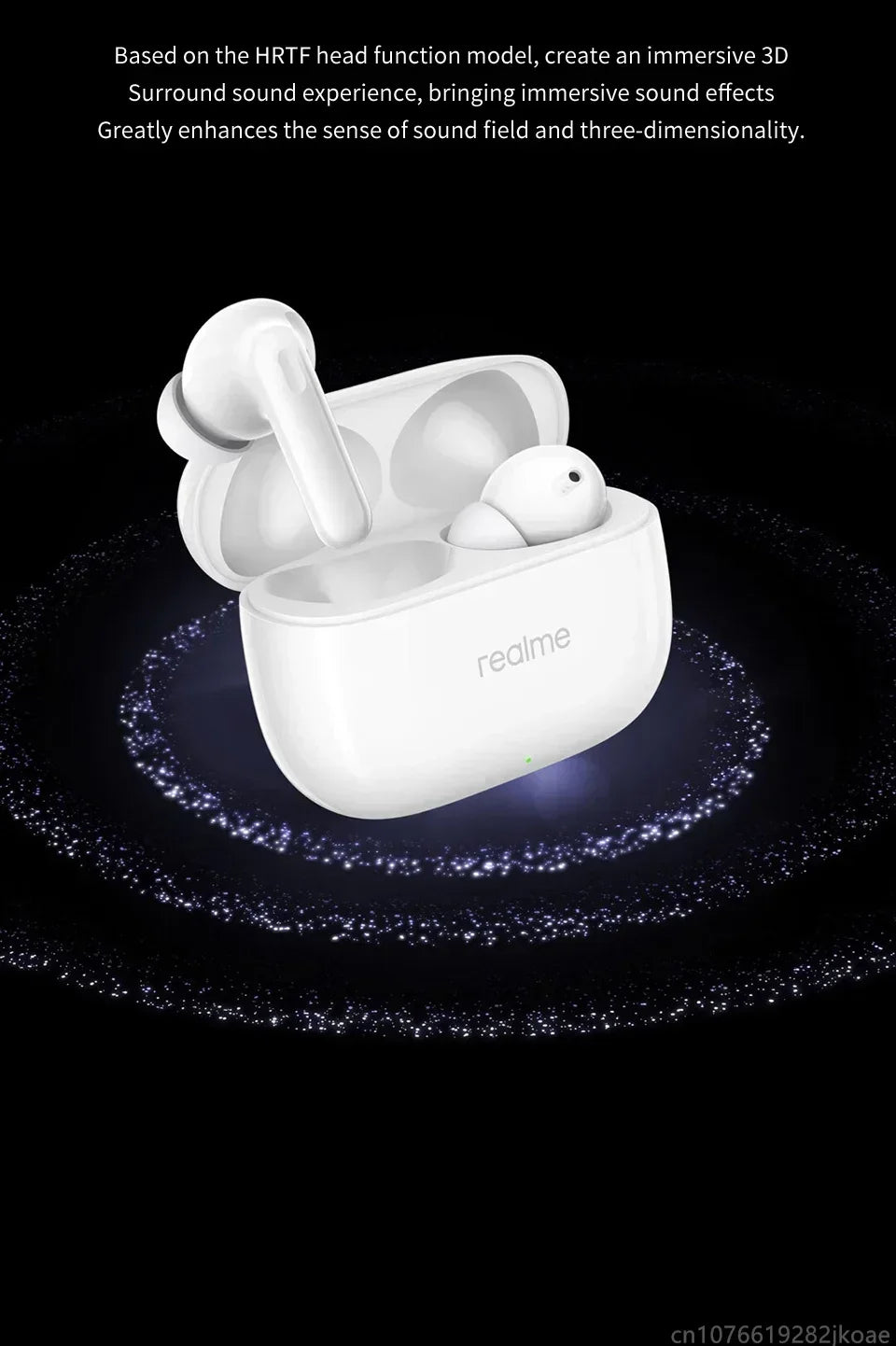 realme Buds T310 Earphones 46dB Active Noise Cancelling HiFi Wireless Headphones Bluetooth 5.4 Game Music Headset Long Standby