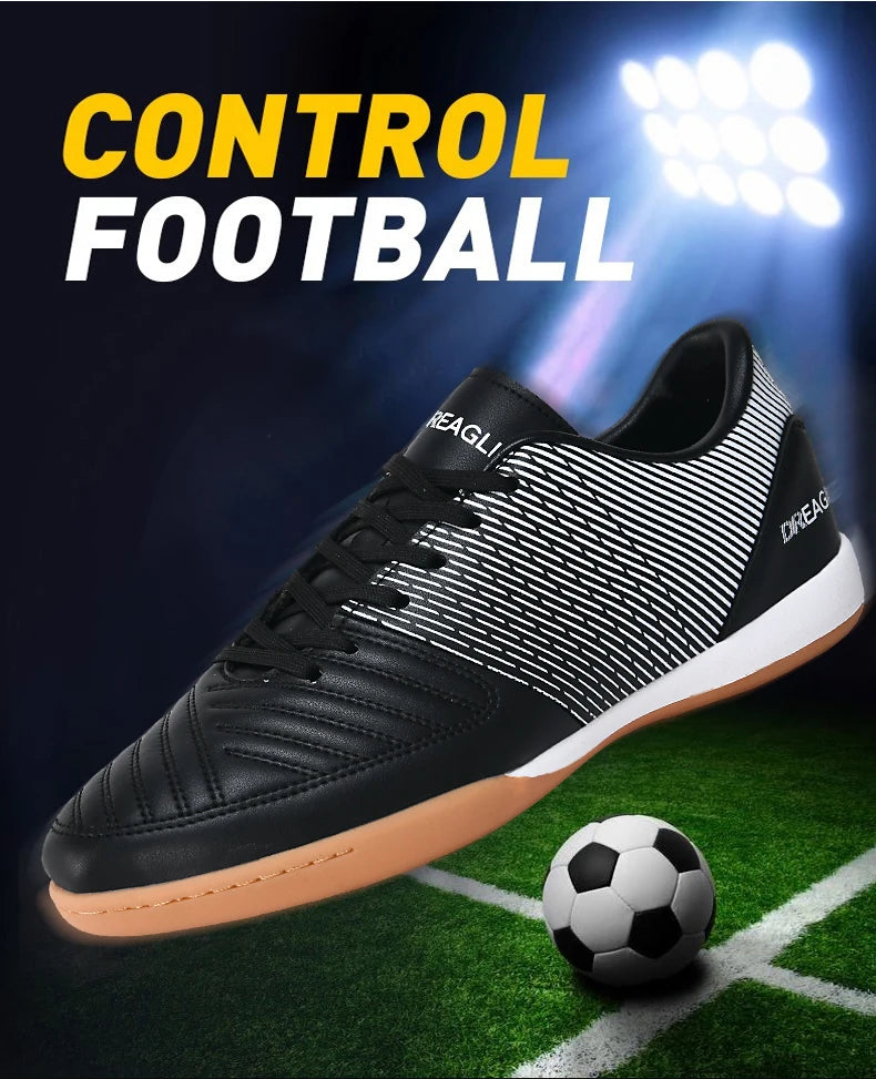 Indoor Soccer Cleats Men Professional Futsal Shoes Anti-Skid Men’s Football Boots Original Hard Court Chuteira Society Futebol