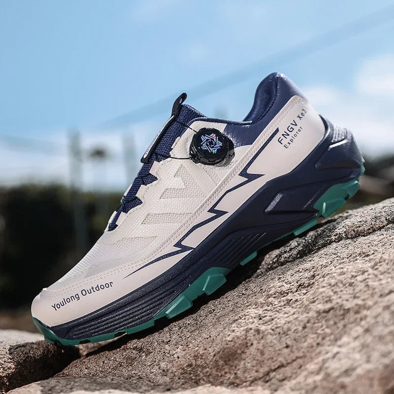 Herren-Sneaker Casual Outdoor rutschfest stoßdämpfend vielseitig Offroad-Wanderschuhe bequeme Laufschuhe für Herren mit weicher Sohle