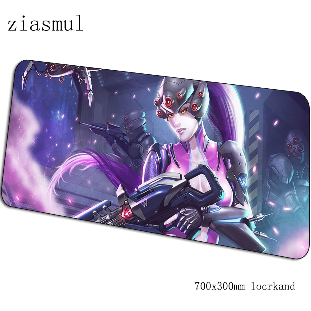 overwatch mouse pad Cartoon Computer mat 700x300x3mm gaming mousepad large Indie Pop padmouse keyboard games pc gamer desk