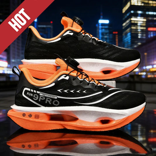 Running Shoes Carbon Board Speciality Marathon Men Sports Breathable Lightweight Women's Comfortable Athletic Nonskid Sneakers