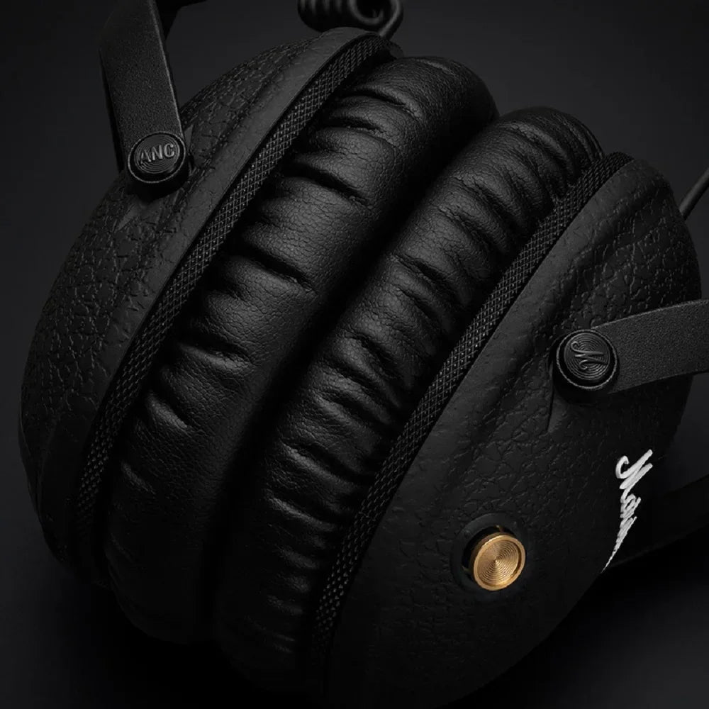 Auscultadores sem fios com cancelamento de ruído Marshall MONITOR II A.N.C. – Headset Bluetooth premium over-ear com graves profundos, microfone e áudio para gaming