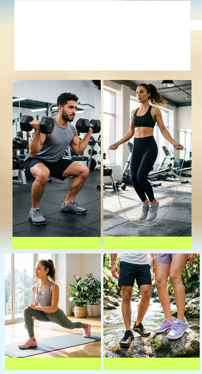 Couple Outdoor Sports Aqua Shoes, Barefoot Shoes, Quick-Dry Beach Swimming Fitness Wading Hiking Cycling Water Sneakers Shoes