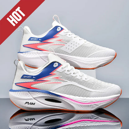 Scarpe sportive da running da uomo per maratona, con cuscino d’aria, traspiranti, leggere e confortevoli, sneakers atletiche outdoor da donna per jogging e tenis