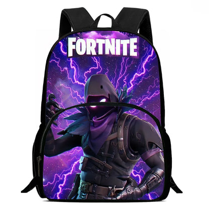Kids  School Backpack with Front Pocket,  Light Weight Cartoon Fortnite Children Backpack For Age 6-9 , Bags For Boys Girls