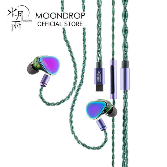 MOONDROP RAYS Gaming Earphones Gravity USB-C DSP Game Sound Card Professional Gaming lEMs Co-tuned with Professional Players