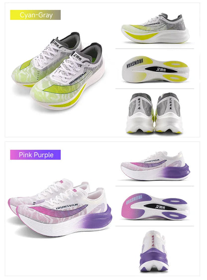 IRUNSVAN  Lightweight Marathon Sneakers Men Running Shoes Breathable Sports Shoes Casual Comfortable Athletic Training Unisex