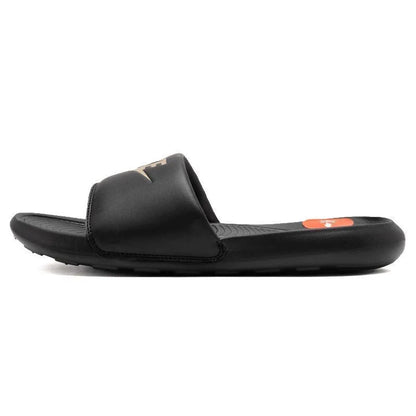 Nike Victori One Casual Fashion Anti-Odor and Anti-Bacterial Flip-Flops for Men, Black and Gold Cn9675-006