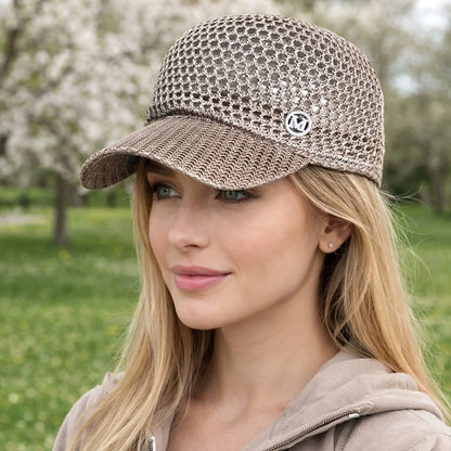 Unisex Hollow-out Design Mesh Baseball Cap Breathable Summer Sun Hat Baseball Cap