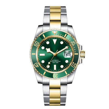 Customized Logo Reloj Men's Mechanical Automatic Wristwatch NH35 Movement 40mm Dial 100M Waterproof Sapphire Glass DIY Corgeut