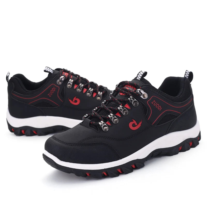 Men's leather casual shoes, sneakers for men, spring, autumn, winter shoes, lightweight tennis walking shoes for men