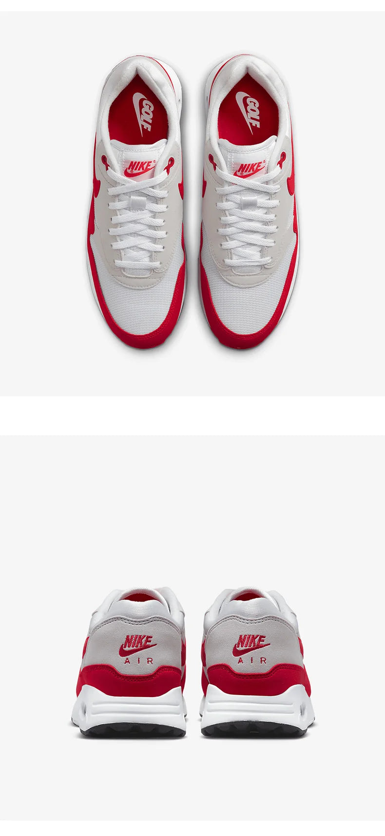 Original Nike Air Max 1'86 OG G Golfschuhe für Herren und Damen DV1403-110