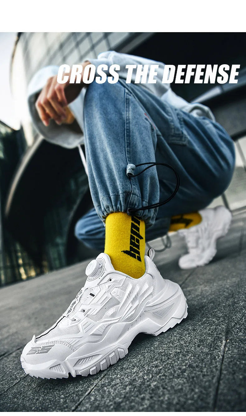 Men's Sport Shoes Casual Fashion Running Sneakers High Quality Breathable Lightweight Outdoor Walking Anti-slip Footwear