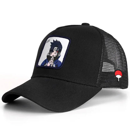 Naruto Snapback bejzbol kapa Uchiha Itachi anime stilovi kapa za muškarce i žene hip hop dad podesiva mrežasta kapa trucker kapa