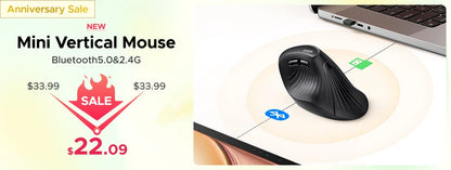 UGREEN Mouse Wireless Ergonomic Mouse 4000 DPI Silent 6 Buttons For MacBook Tablet Laptop Mute Mice Quiet 2.4G Mouse