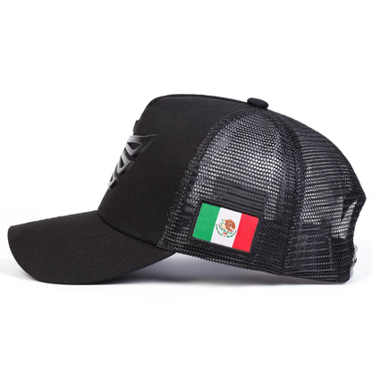 Unisex Mexican Eagle Label Baseball Net Caps Adjustable Casual Hats Spring and Summer Outdoor Sunscreen Hat