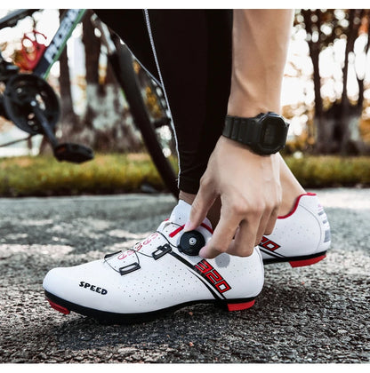 New Cycling Shoes MTB Cycling Men's Sports Shoes Self-Locking Speed Road Cycling Sports Shoes Women's SPD Cleats Cycling Shoes