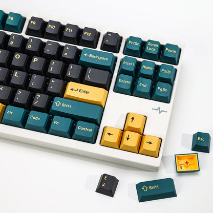 KBDiy GMK MarrsGreen Keycap Retro PBT ISO Double Shot Cherry Profile Keycaps For MX Switches Mechanical Gaming Keyboard Key Caps