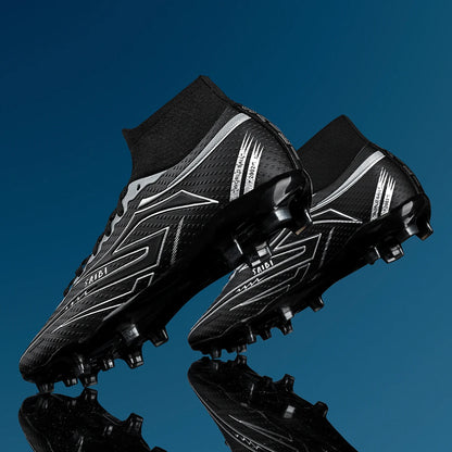 Unisex AG/FG Soccer Cleats, breathable, non-slip, lightweight, durable, for grass training & matches, multi-color available.