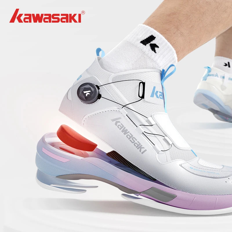 Kawasaki King Series 2.0 professionele badmintonschoenen voor heren en dames, anti-twist sportschoenen, originele herentennisschoenen sneakers A3311