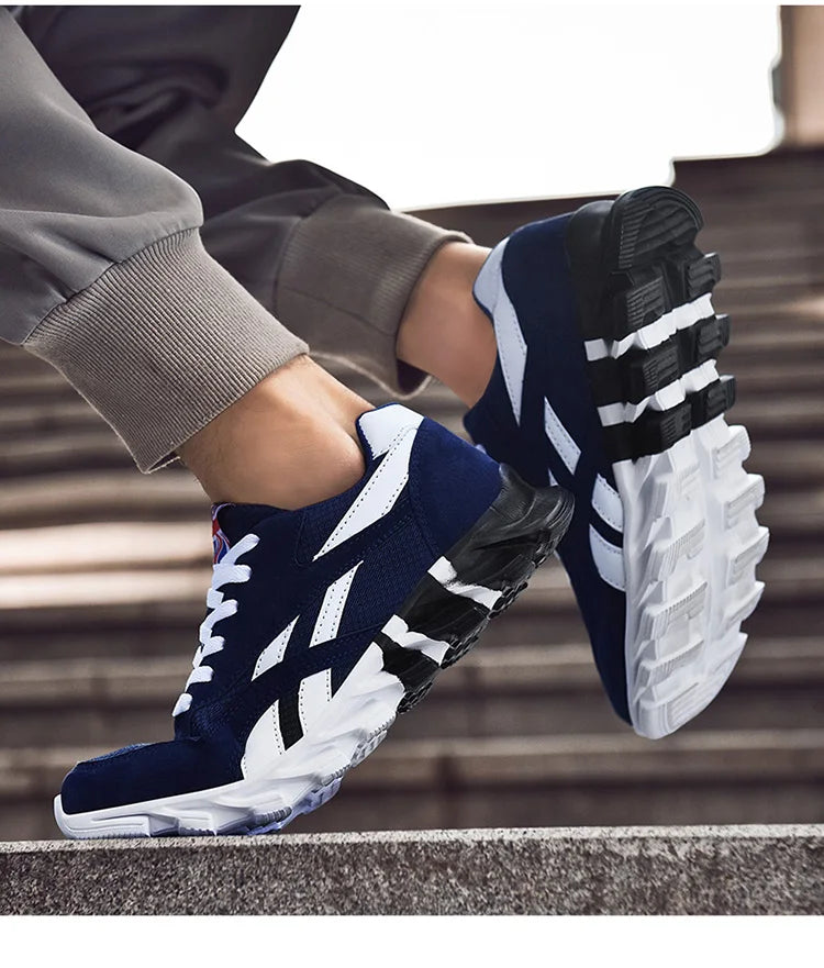 Nuove scarpe da running da uomo e da donna, sneakers casual traspiranti, antiscivolo e ammortizzate, comode per sport all’aperto e camminata, taglie 36-48